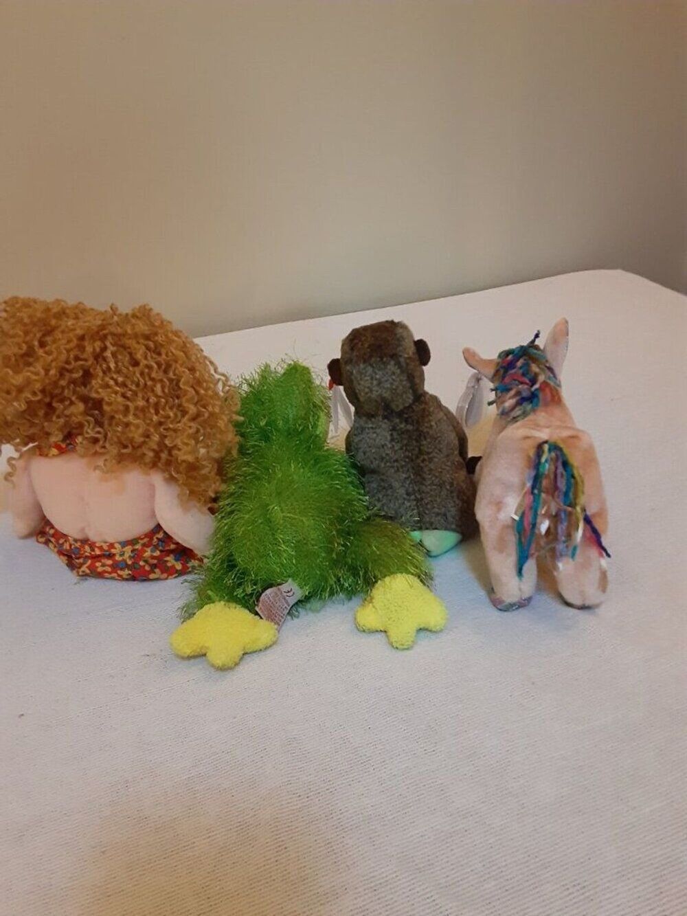 TYBeanie Babies lot of 4 Princess, Cheeks, Frogs punkie collection Horse Zodiac - Picture 3 of 13